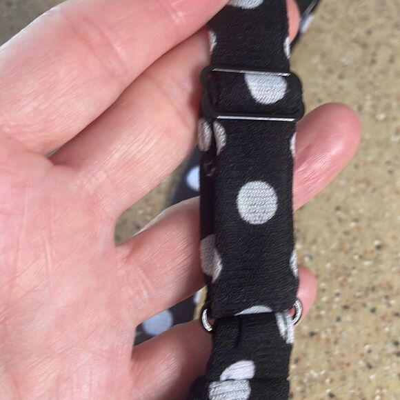 Venezia black white polka dot mesh tank top - Picture 7 of 12